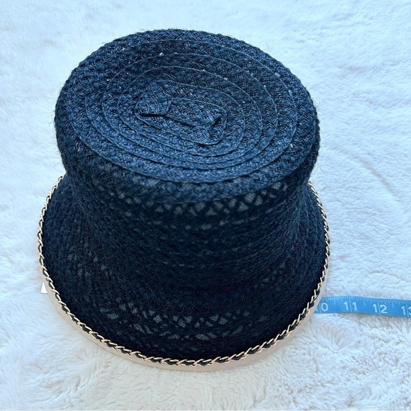 Women panama hat with chain - Picture 4 of 4